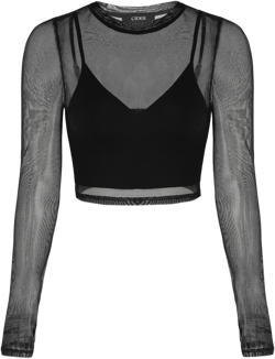 Sheer Long Sleeve Top & Tank Top