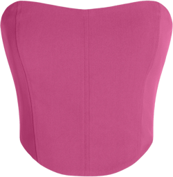Tube Shirred Crop Top
