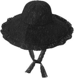 Lace Straw Hat
