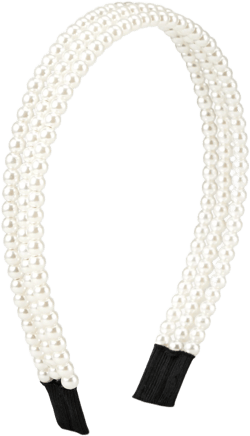 TRIPLE-LAYER FAUX PEARL HEADBAND