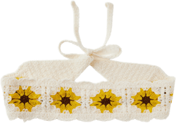 FLOWER KNITTED HEADBAND