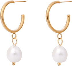 Faux Pearl Drop Earrings
