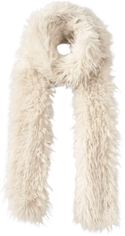 FUR-LOOK SCARF