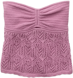 AE Cropped Crochet Tube Top