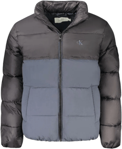 Calvin Klein Men's Gray Polyester Jacket