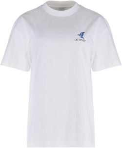 Off-White c/o Virgil Abloh Women's White Logo Print T-Shirt
