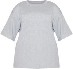 Plus Grey Jersey Oversized T-shirt