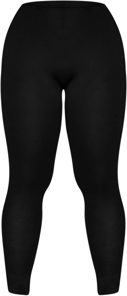 Basic Plus Black High Waisted Jersey Leggings