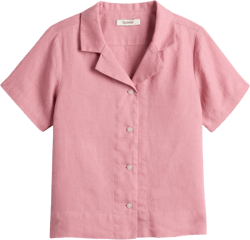 100% European Linen Short Sleeve Camp Shirt