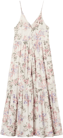 floral-print dress