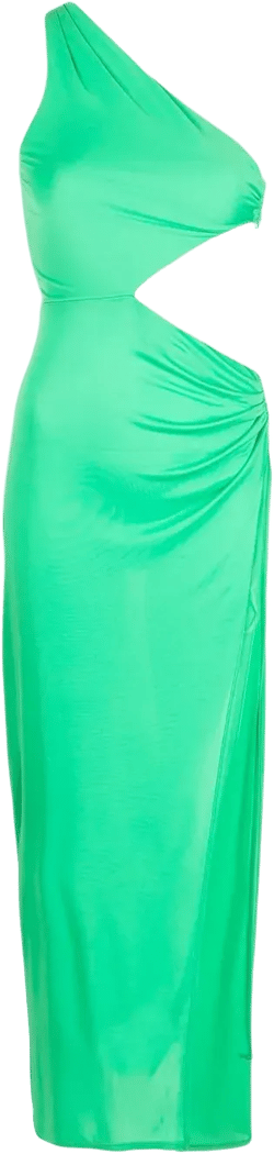 side-knot asymmetric dress