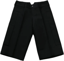 cut-out waist detailing bermuda shorts 