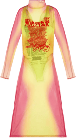 Remaster Capsule D-Afnic midi dress