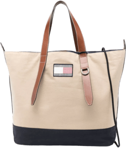 logo-patch tote bag 