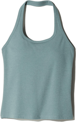 Open Back Halter Bra Top