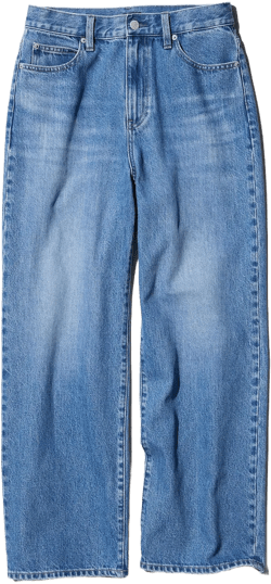 Wide Straight Jeans | Short