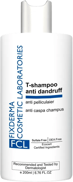 FCL 2% Salicylic Acid T-Shampoo with 1% Tea Tree Oil | Dandruff Shampoo, Psoriasis Shampoo | Itchy Scalp Treatment | Control Excess Oil & Reduces Acne - 6.76 Fl Oz
