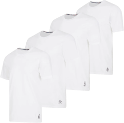 ED HARDY 3 Pack Mens Fitted Tshirts Micro Modal Short Sleeve Crew, Vneck Classic Tees Gym, Work Casual, Mens Fitted Shirts Medium C-neck White