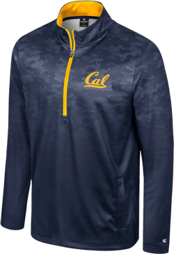 Colosseum Athletics Men's Colosseum  Navy Cal Bears The Machine Half-Zip Jacket