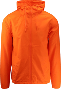 ShirtBANC Men's Windbreaker Jacket Hooded Lightweight Water Resistant Raincoat