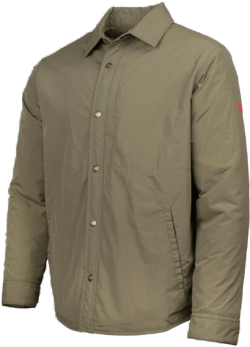 Wind Pro Utility Overshirt Jacket in Burnt Olive