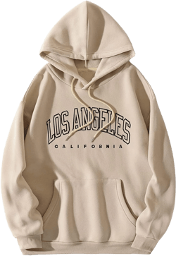 Los Angeles Hoodie California Sweatshirt Aesthetic Clothes Girls Long Sleeve Pullover Oversized Hoodie for Women
