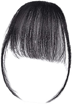 1Pc Black Vigorous Hair Extension,Fashion Women Fiber Synthetic Hair Clip on Air Bangs Hairpiece Front Fake Wigs for Girl women