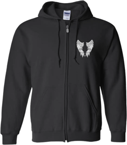 My Aunt is my Guardian Angel Memorial Zipper Hoodie Jacket
