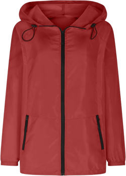 Rain Jacket Women Waterproof Lightweight Jacket with Hood Packable Rain Jacket Plus Size Rain Jackets with Pocket 07-red XX-Large