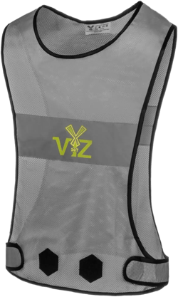 Blaze Reflective Running Vest Safety Gear - 360˚ High Visibility Vest For Women & Men - Running, Walking, and Cycling Medium Silver