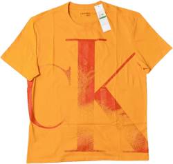 Calvin Klein CK Men's Logo Graphic Short Sleeve Crew Neck T-Shirt, XS