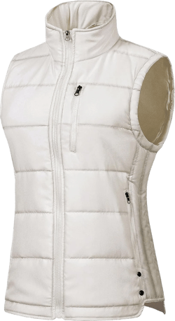 Chrisuno Women's Winter Vests Outerwear Lightweight Quilted Puffer Utility Vest : Clothing, Shoes & Jewelry