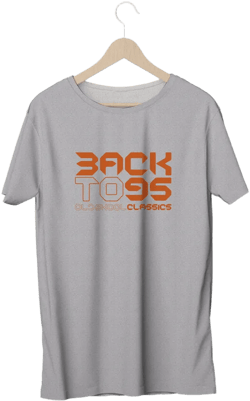 BackTo95 Logo Tee - Grey