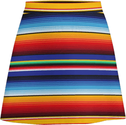 Mexican Stripe Short Skirt Athletic Skorts Womens Golf Skirts Mini Shorts Breathable High Waist Workout Sport Skort Small Yellow