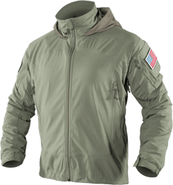 Tactical Jackets for Men Military Softshell Army Ranger Green Lightweight Heavy Duty Nylon PCU LVL5