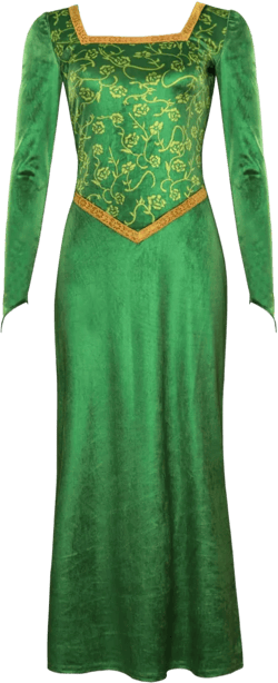Womens Princess Cosplay Costume Green Long Sleeve Dress Princess Velvet Gown Dress Outfits Halloween Suit Small Green Dress
