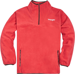 Wrangler Fleece Quarter Zip Pullover Big and Tall – Men’s Polar Fleece Jacket