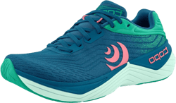 Topo Athletic Women's Ultrafly 5 Comfortable Lightweight Cushioned Durable 5MM Drop Road Running Shoes, Athletic Shoes for Road Running 6 Blue/Aqua
