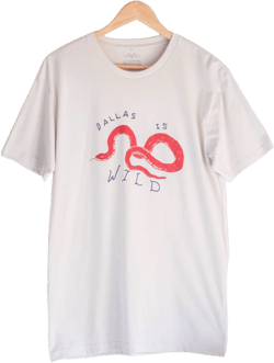AJ Vagabonds | Dallas is Wild Snake T-shirt