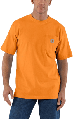Carhartt Men's K87 Loose Fit Workwear T-Shirt: Clothing, Shoes & Jewelry