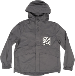 PARRA DISTORTED LOGO JACKET STONE GREY