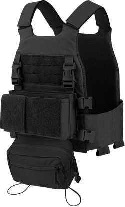 EMERSONGEARS Tactical Molle Chest Rig Vest 500D, Laser Cut Vest Tactical Quick Release Modular Magazine Pouch FCSK MK3 Chest Rig Backpack for Airsoft Hunting