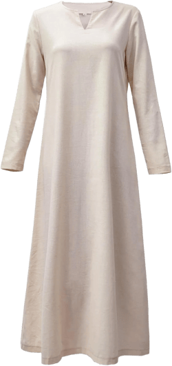 PROCOS Women's Medieval Underdress Linen Tunic Dress Peasant Dress Cosplay Costumes XX-Large