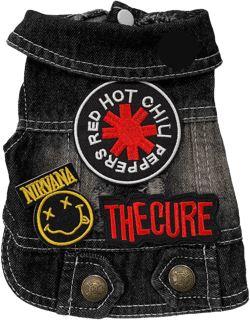 Denim Rocker Vest - RED HOT CHILI PEPPERS