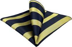 S&W SHLAX&WING Mens Pocket Squares Striped Stripes Multi-color Formal Groomsmen