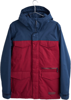 Burton Mens Covert Ski/Snowboard Jacket Dress Blue / Mulled Berry XX-Small