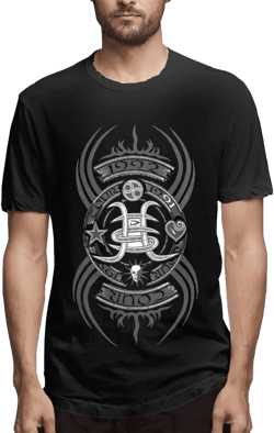 Heroes Music Del Band Silencio T Shirt Youth & Adult Men's Teen Short Sleeve Cotton T-Shirts, Crew Neck Top Colorful T Shirt Novelty Athletic Custom Tees Shirts Large