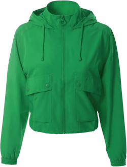 MixMatchy Women's Lightweight Y2K Cropped Jackets Yoga Quick Dry Windbreaker Zipper Jackets Workout Running Hoodie Jackets