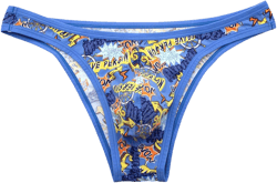 Low Rise Printed Color Underwear For Men Fashion Bikini Underpants Y195 Medium Color D