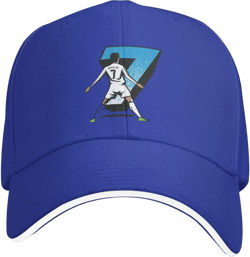#7 3D Printing Snapback Baseball Cap Casquette Dad Hat Gift for Men Women Blue